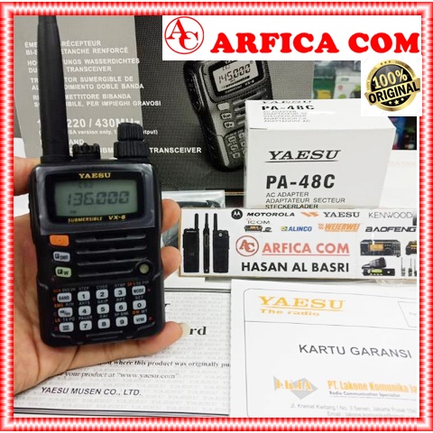 HT YAESU VX 6R DUALBAND - HT DUALBAND YAESU VX 6R ORIGINAL