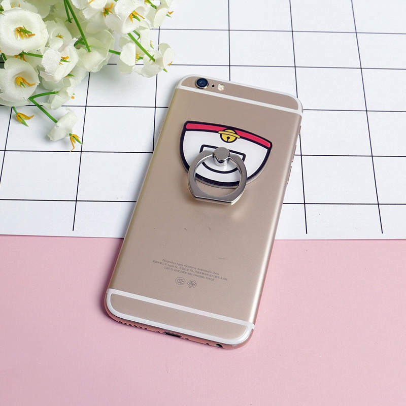 Kawaii Doraemon Cartoon Smartphone Ring Support Universal Metal Finger Ring Cute Mobile Phone Holder Stand Rings