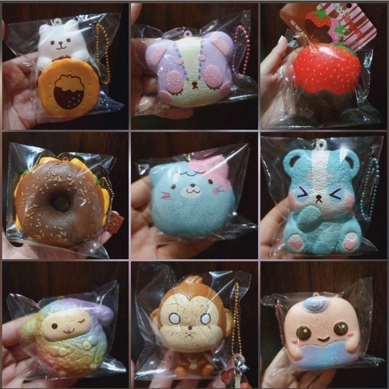 squishy ibloom murah marmo cookies hurajuku punimaru starwberry cdn financhier cheeki chigiri coral