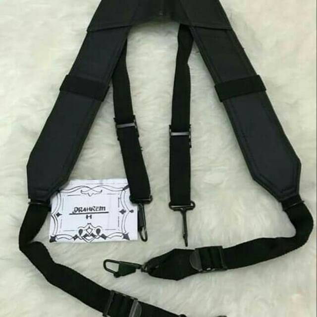 DAHRIM/SUSPENDER HITAM &amp; PUTIH