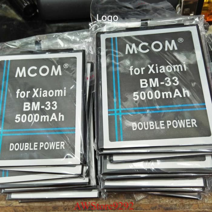 Mcom Battery Batre Baterai Double Power Mcom Xiaomi Mi4i Mi 4i BM33 BM-33 BM 33