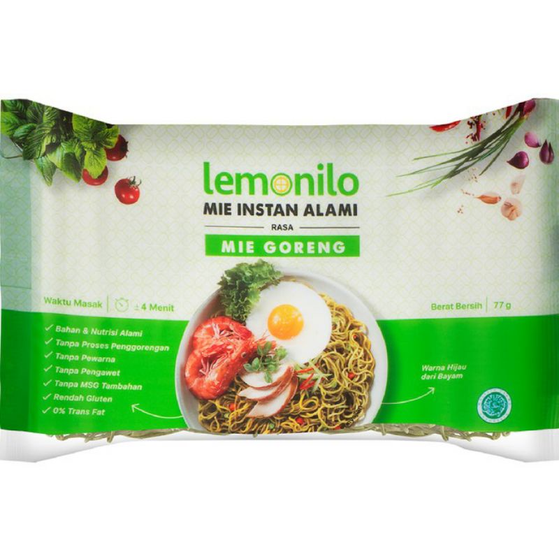 

LEMONILO Mie Goreng Instan Bebas MSG Mie Sehat Instan