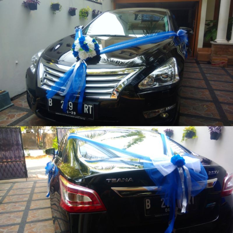 Jual BUNGA MOBIL PENGANTIN JAKARTA/hiasan bunga mobil /focalbulat