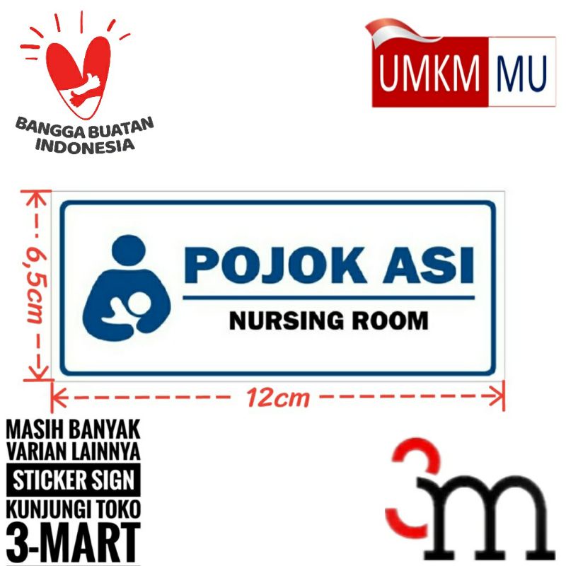 

Sticker Sign POJOK ASI / NURSING ROOM