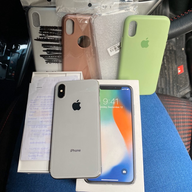Iphone X 64 Gb second bekas ex ibox murah jakarta