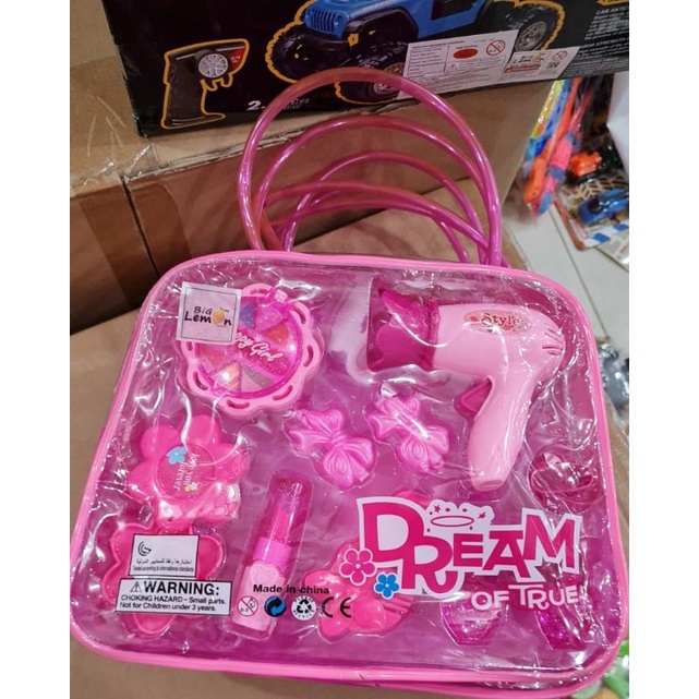 Mainan Makeup dream of true / alat makeup fashion beauty tas