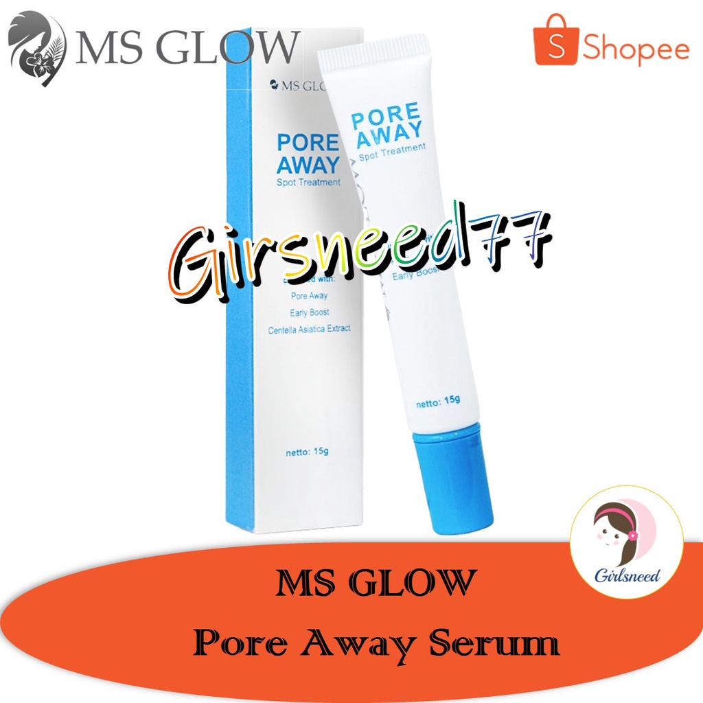 MS Glow Pore Away Spot Treatment GIRLSNEED77 Membantu Meregenerasikan Kulit