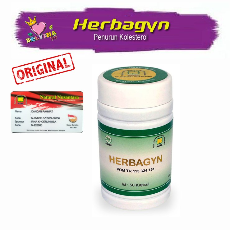 HERBAGYN [penurun Kolestrol] Produk Nasa Original 100%