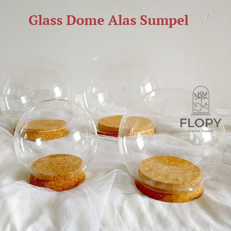♫ Glass Dome Circle / Bulat / Flower Dome Bulat Import ✶