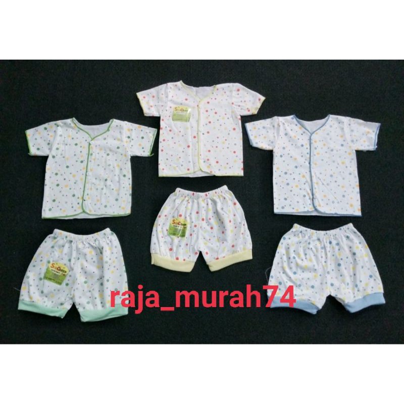 6 stelan pendek shaqueen motif