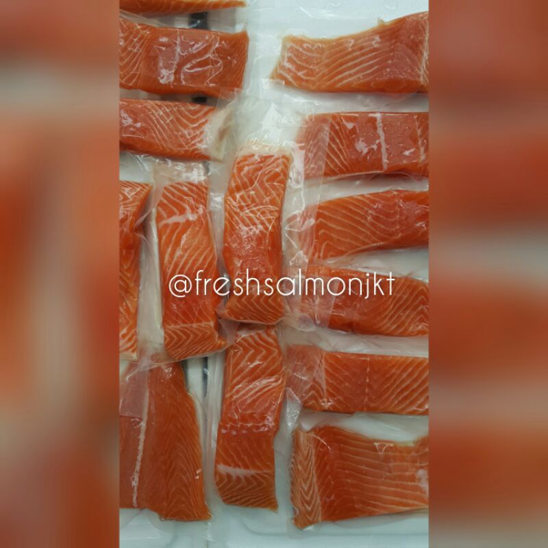 

[PO] Frozen Premium Salmon Fillet Norway 200-300 gr / Ikan Salmon Segar / Ikan Laut / Menu MPASI / DHA / Asam Omega 3 / Hi Protein