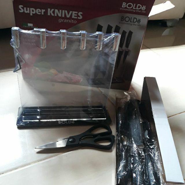 Pisau Set Granito Bolde Super Knives - Pisau Dapur