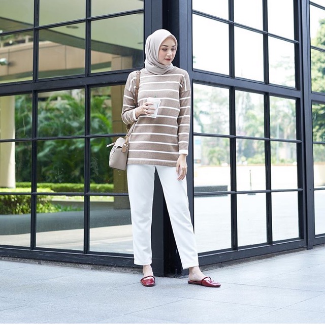 Stripes cotton sweater by Heaven Light