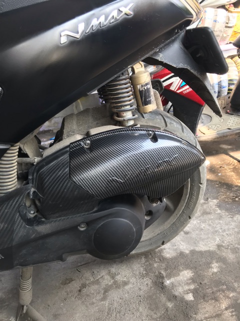 Cover Hawa Filter Nmax 2015-2019 Karbon Original Merk NEMO