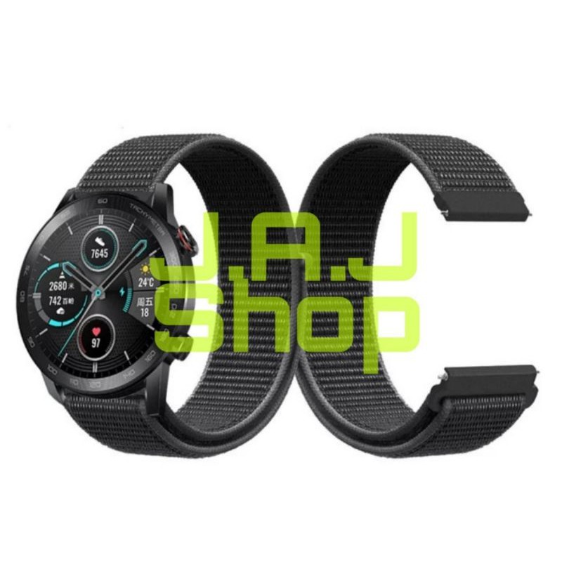STRAP NYLON NILON TALI JAM HONOR MAGIC WATCH 2 46MM WATCH BAND HUAWEI WATCH GT 6 5 4 3 2 2E PRO 46MM