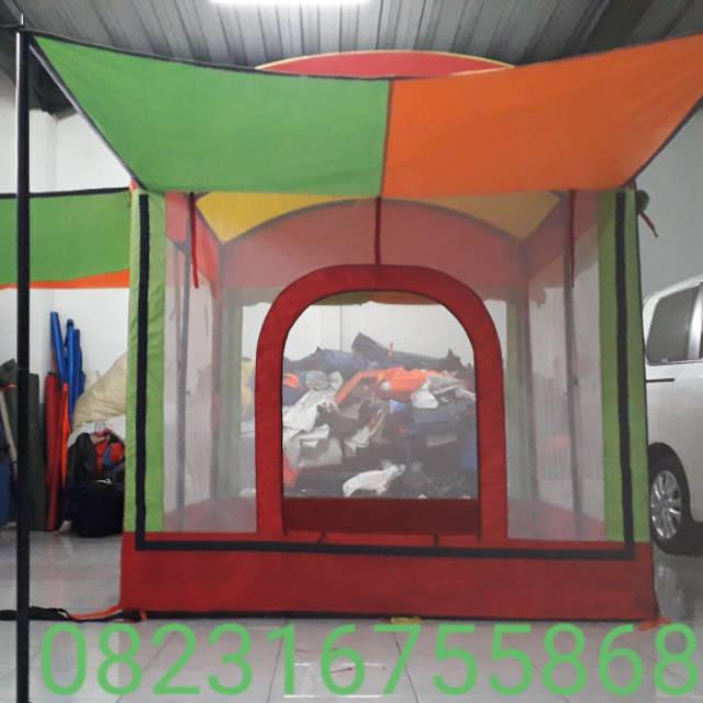 tenda manibola,tenda mainan 3x4