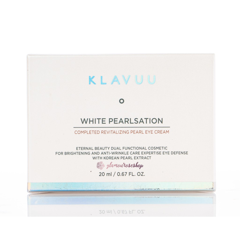 ❤️Glamouroseshop❤️ KLAVUU BPOM Completed Revitalizing Pearl Eye Cream 20ml