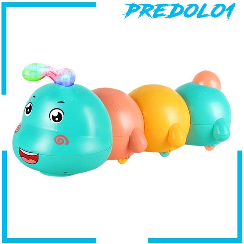 (Predolo1) Mainan Ulat Magnetik Elektrik Tenaga Baterai Untuk Anak