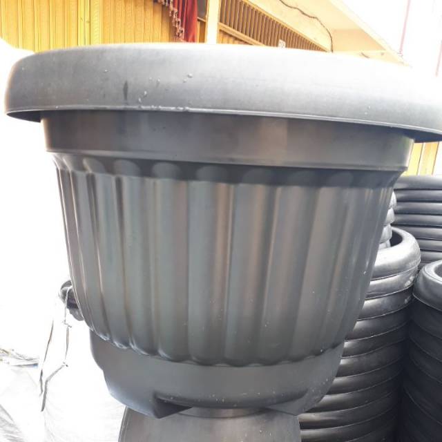 Pot 55 Hitam - Pot 55 NKH Hitam - Pot Plastik besar - Pot ukuran 55