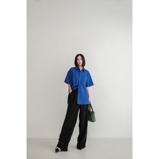 [LAVIA] Cora Oversized Shirt / kemeja katun oversized