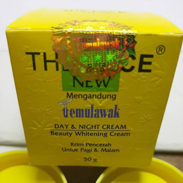 CREAM TEMULAWAK THE FACE BPOM DAY &amp; NIGHT