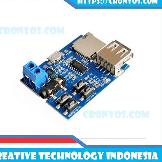 (PROMO HTB67) MP3 Decoder Module / MP3 Player / Mesin Musik Box / Internal Amplifier Mantul ☆