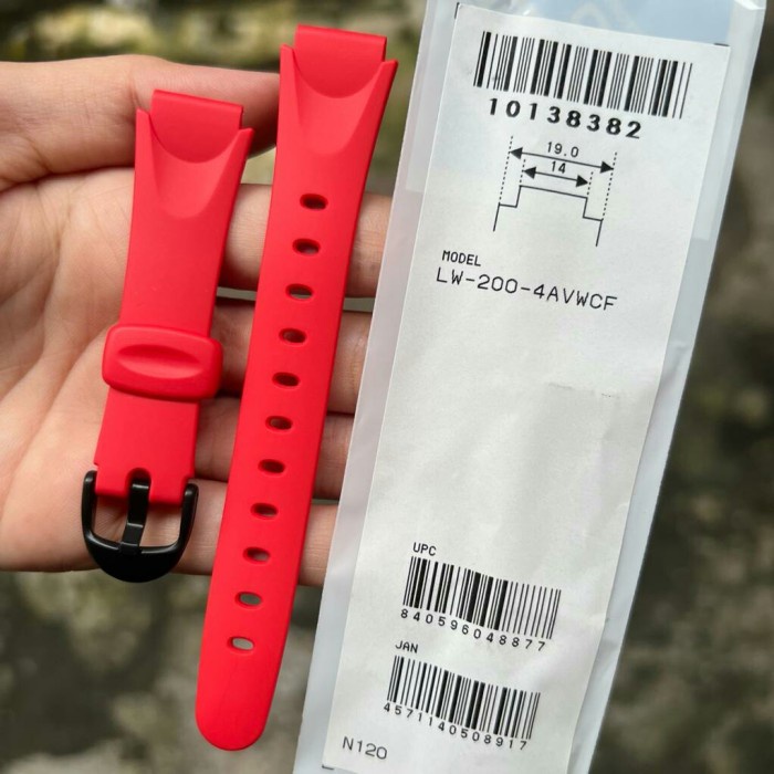Strap tali jam tangan casio original LW-200 band LW 200