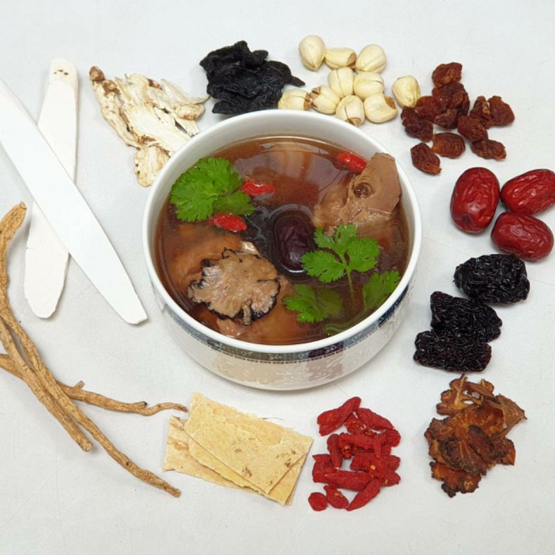 

herbal sup ayam/herbal tim sup ayam/ciakpo sup ayam