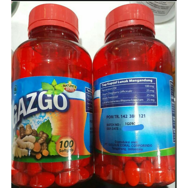 GAZGO UNTUK ASAM LAMBUNG/MAAG ISI 100 SOFGEL