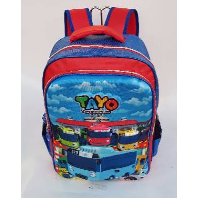 New,,,, Tas Tayo Tas Ransel Anak Sekolah SD / Tas Ransel Karakter tayo hembos timbul