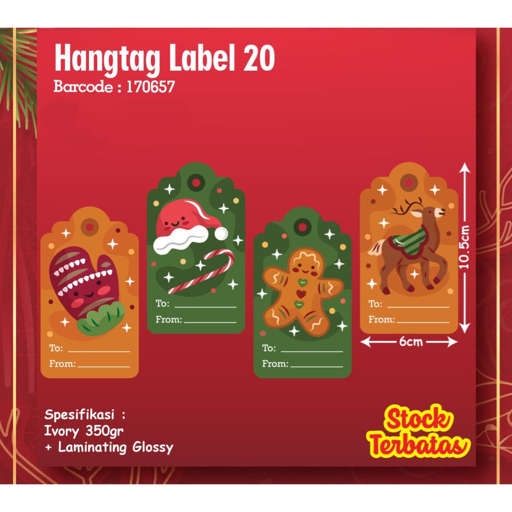

Hangtag Label Natal / Hang Tag Label 20