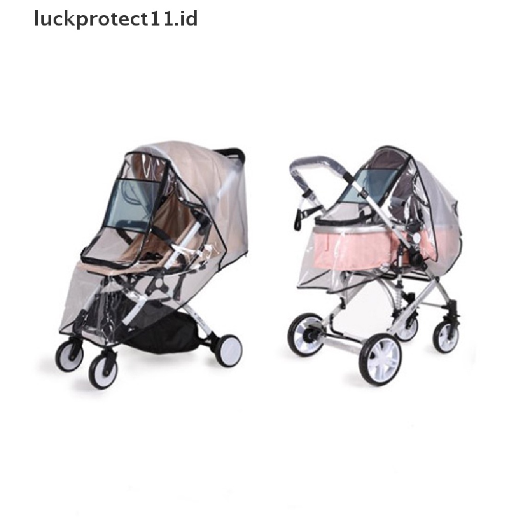 &lt; Luckprotect11. &lt; LuckproteksiId &gt; Cover Stroller Bayi Bahan Eva Transparan Anti Air