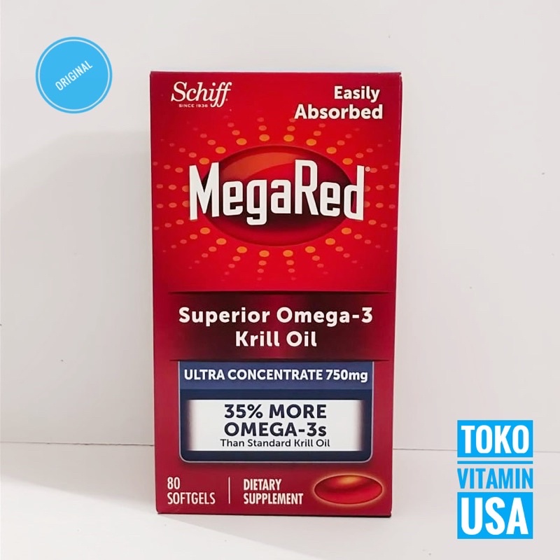 Schiff MegaRed Superior Omega -3 Krill Oil 750 mg isi 80 Softgels