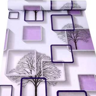 10Mx45CM PREMIUM Wallpaper Dinding Sticker BUNGA  POLOS  