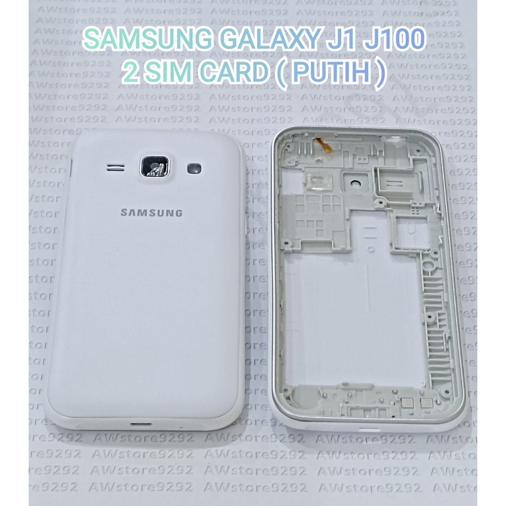 Casing Fullset Samsung Galaxy J1 J100 - 2 sim card Case Full set