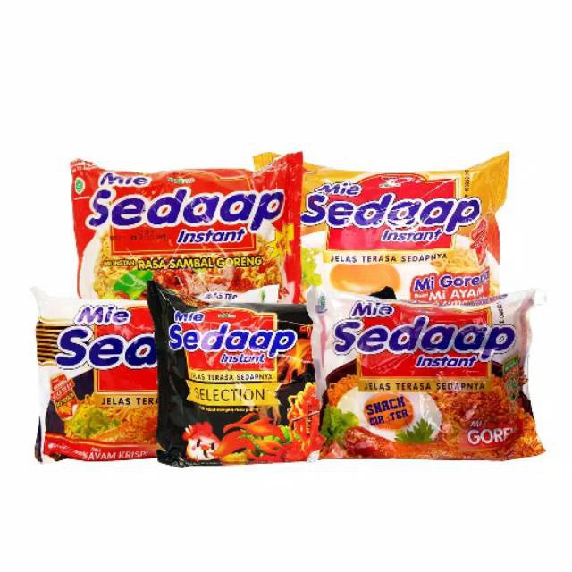 

MIE SEDAP GORENG / MIE AYAM / SAMBAL GORENG 90 gram