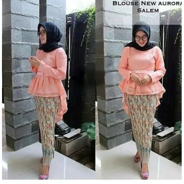 ATASAN KEBAYA AURORA WARNA SALEM