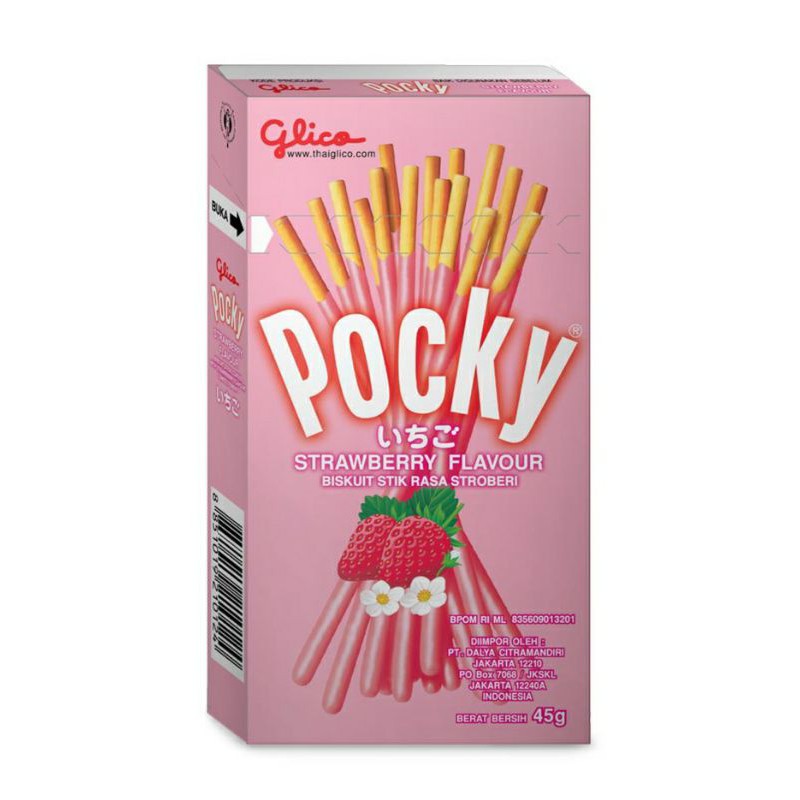 

GLICO BISCUIT POCKY STRAWBERRY 45 gr | MURAH ENAK