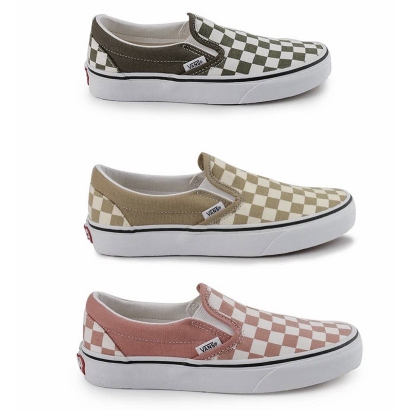 PO VANS checkerboard slip-on Original 100%