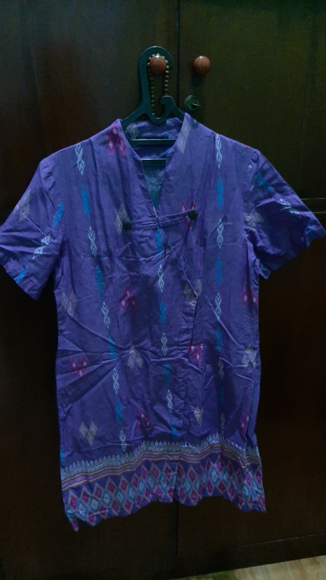 Arjuna Weda Dress Batik Wanita Denim Wajik