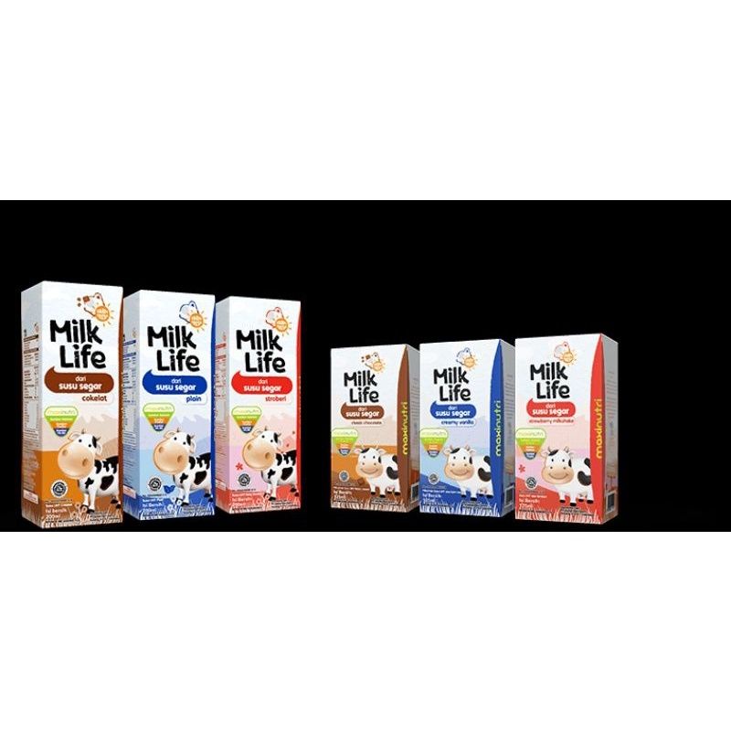 Susu Milk Life UHT 200ml (1dus = 24pc)