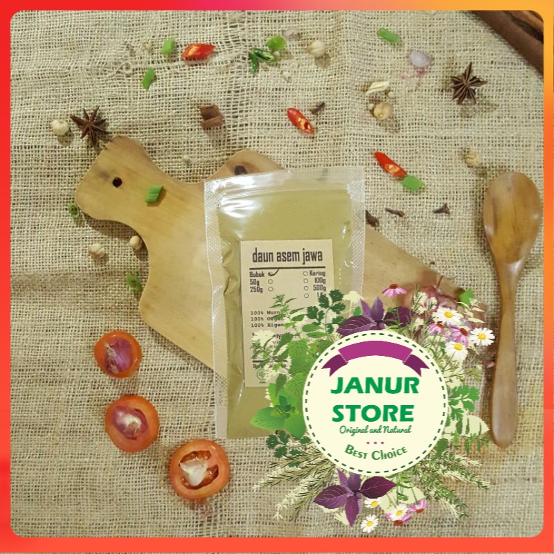 

GRADE A - DAUN ASAM JAWA ASEM JOWO BUBUK 500 GRAM - Tamarindus Indic - MURNI