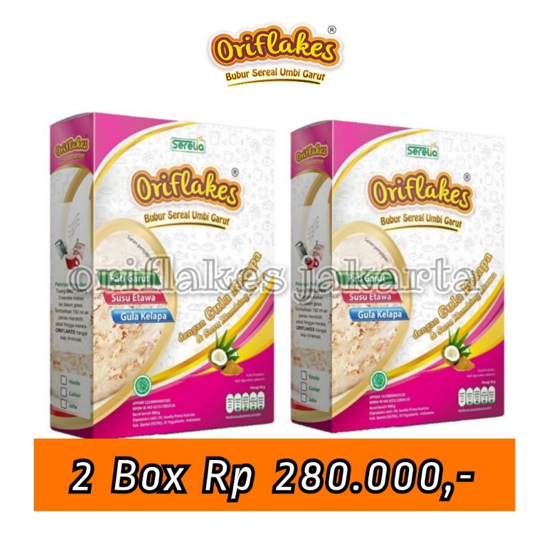 

Paket 2 Box Oriflakes Gastro Susu Etawa 900 Gram Asam Lambung