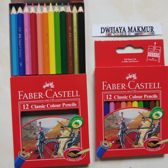 

Faber Castell Classic Colour Pencils Pensil Warna 12 Dwija522 Juara