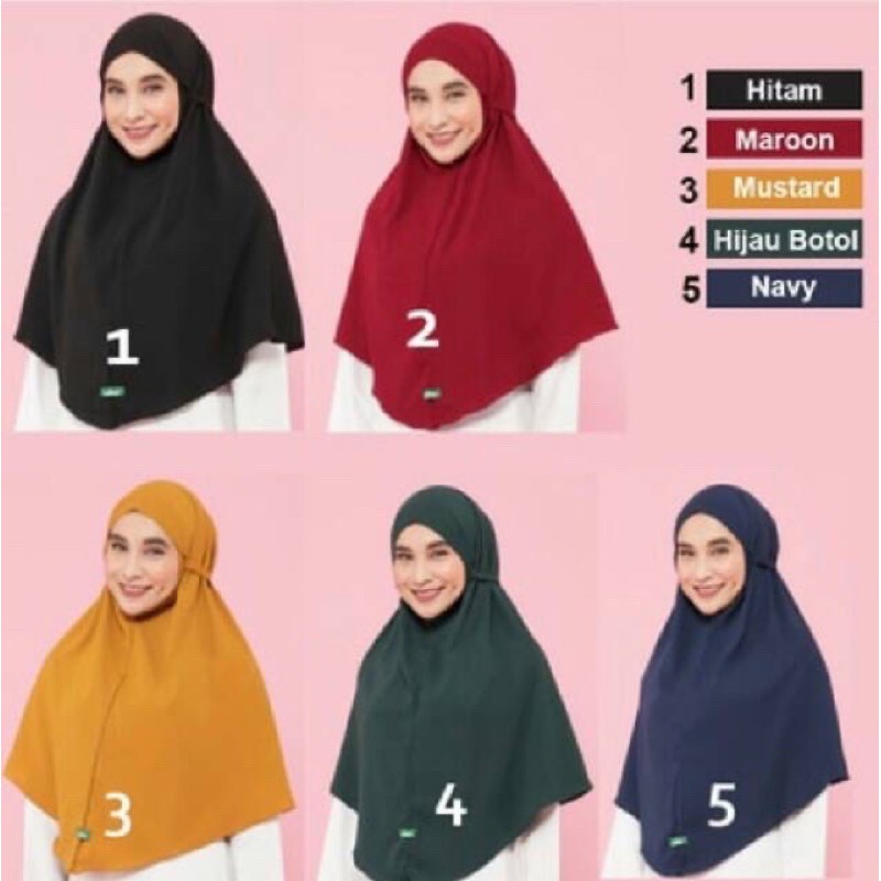 BERGO MARYAM  WOLFIS (L)/KERUDUNG MARYAM/HIJAB MARYAM/JILBAB INSTAN MARYAM-5