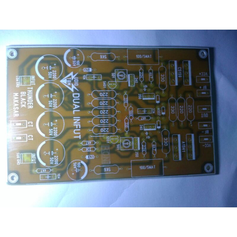 PCB TBM DUAL INFUT (FIBER)