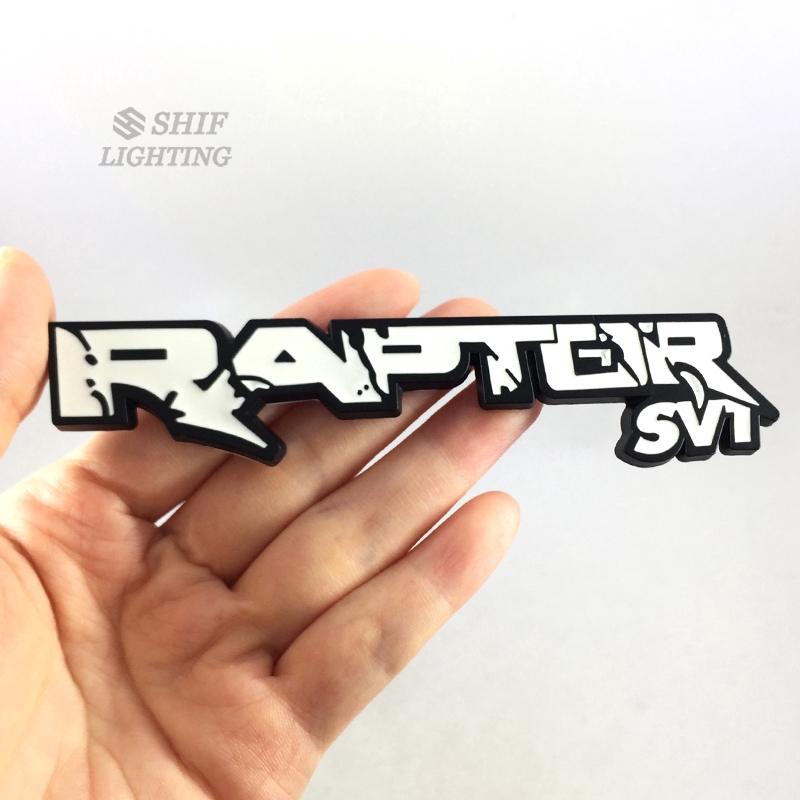 1Pc Stiker Emblem / Badge Logo Raptor svt Bahan Metal untuk Dekorasi Mobil Ford F150