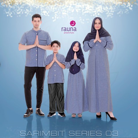 Busana Sarimbit Keluarga Muslim / Rauna RK -166 / Fashion MUslim