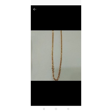 kalung nori panjang 10 gram emas muda