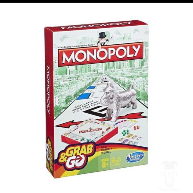Monopoly Grab & Go Ori hasbro game monopoly mini